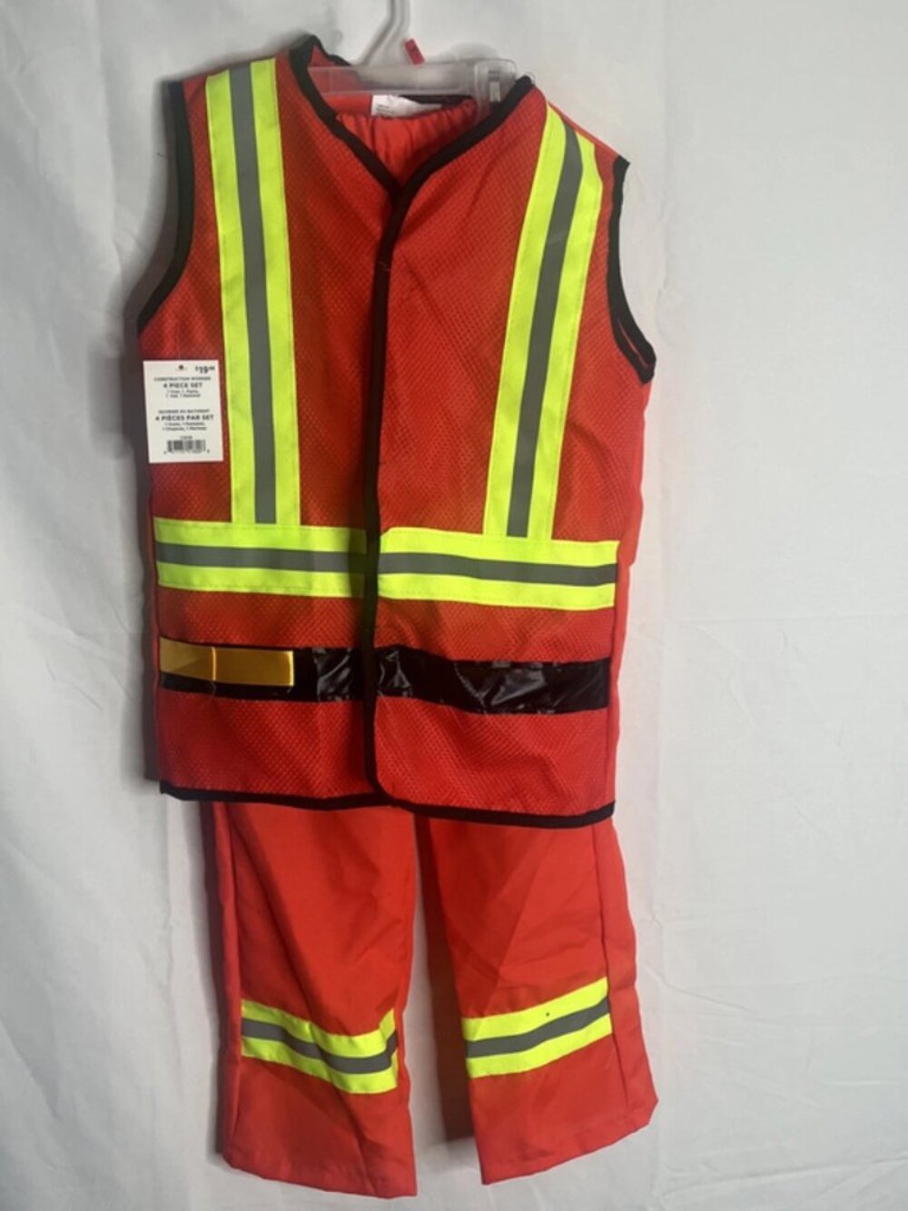 Boy's Construction Worker Halloween Costume Medium (8-10)